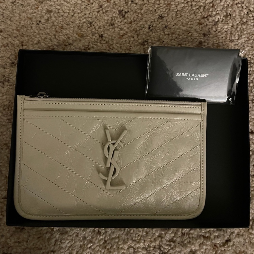 New Saint Laurent Clutch Pouch